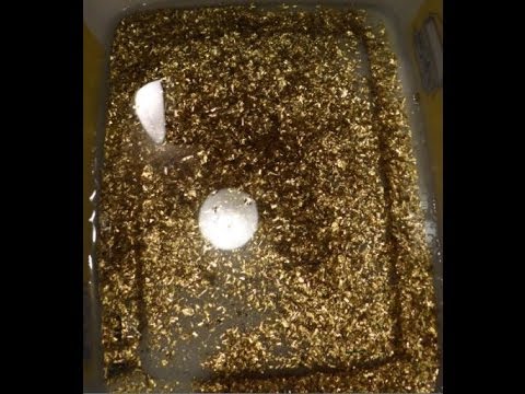 How to easily recover gold from scrap computer chips