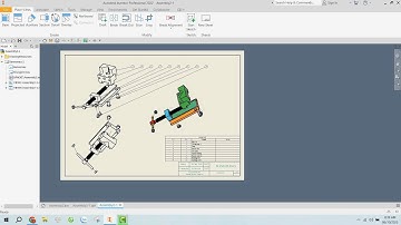 30. Thiết lập Bản vẽ phân rã 2D trong Drawing Inventor - Hướng dẫn tự học INVENTOR 2022