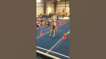 Front Handspring Front layout with a full twist onto mats in pit