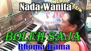 Karaoke Boleh Saja Patam NADA WANITA | By Rhoma Irama || KARAOKE KN7000 FMC