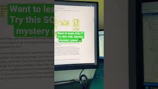 Free #sql murder mystery game! You need to try this asap! #fyp #dataanalytics #dataanalysis