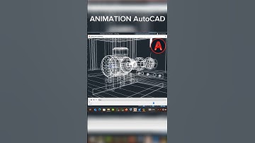 ANIMATION AUTOCAD #dessin #automobile #modélisation #solidworks #conception #dessintechnique #shorts