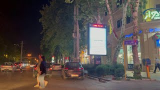 Amol City Haraz Street Night - شب خیابان هراز شهر آمل #citytour #iran #Amol #northiran #iranwalk