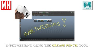 "Inbetweening" using the Maya 2017 Grease Pencil tool