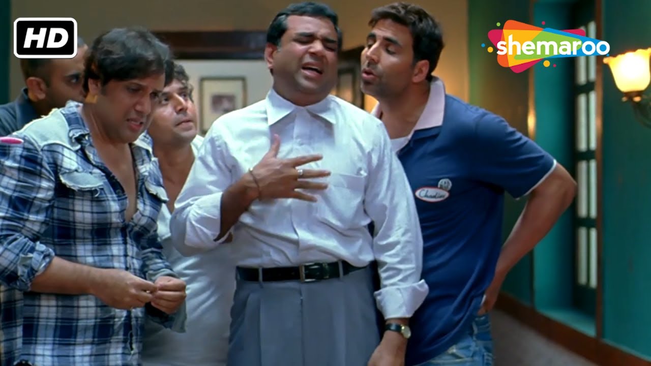 अक्षय, गोविंदा और परेश रावल की लोटपोट कर देने वाली कॉमेडी मूवी | Bhagam Bhag - Part 1 | Comedy Movie