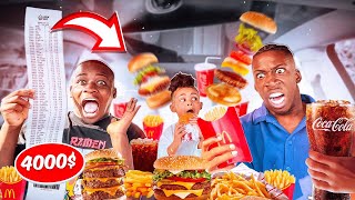 Letting The Person In FRONT of Us DECIDE What We Eat For 24 HOURS!!