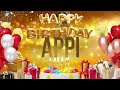APPI - Happy Birthday Appi
