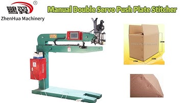 Double Servo Control Semi Auto Stitching Machine