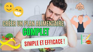 Comment Faire Son Programme Alimentaire?