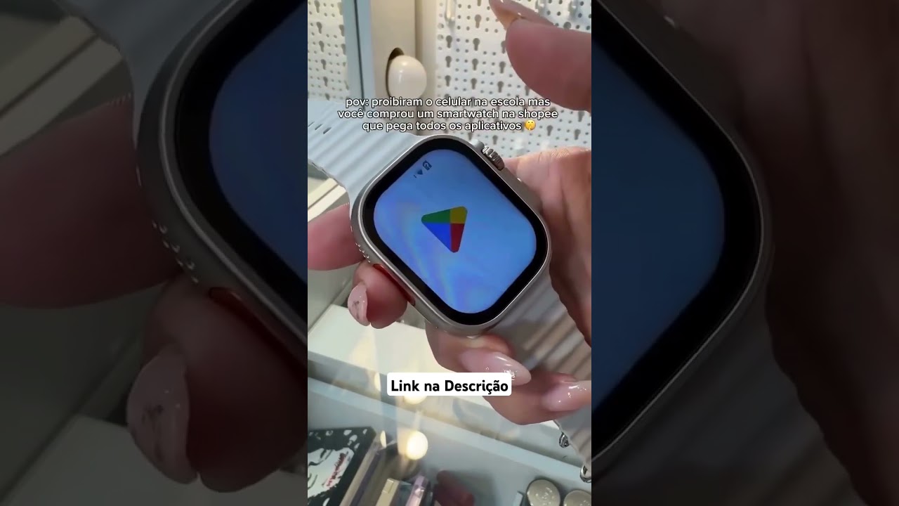 SMARTWATCH DA SHOPEE QUE PEGA TODOS APLICATIVOS