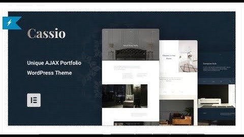 Cassio – AJAX Portfolio WordPress Theme | Themeforest Templates