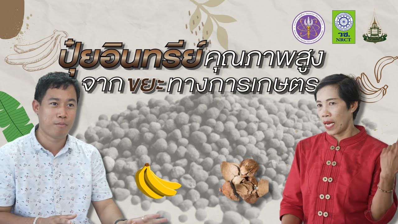 ปยอนทรยคณภาพสง จากขยะทางการเกษตร วสห จ สมทรสงคราม คนเอาถาน