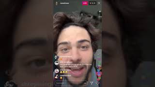 Kyle McCarthy is shaving Noah Centineo’s beard?!? (IG Live 1/28/2019)