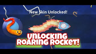 Snake.io - Unlocking Roaring Rocket Event Skin screenshot 3