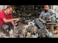 How Mechanic Intelligently Rebuild a Truck Old Alternator || How to Repair a Truck Alternator
