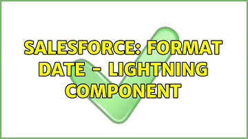Salesforce: Format date - Lightning component