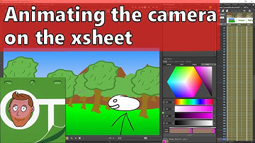Animating the Opentoonz camera on the XSheet - OpenToonz Tutorial