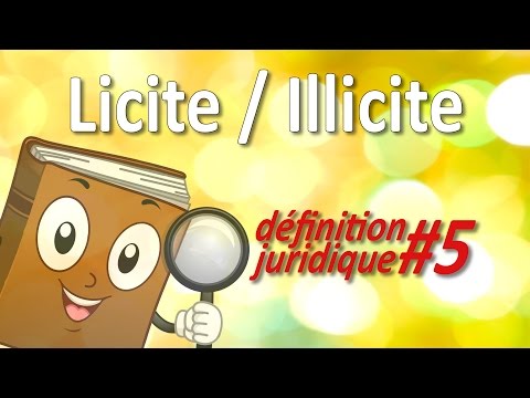 Vidéo: Différence Entre Illicite Et Illégal