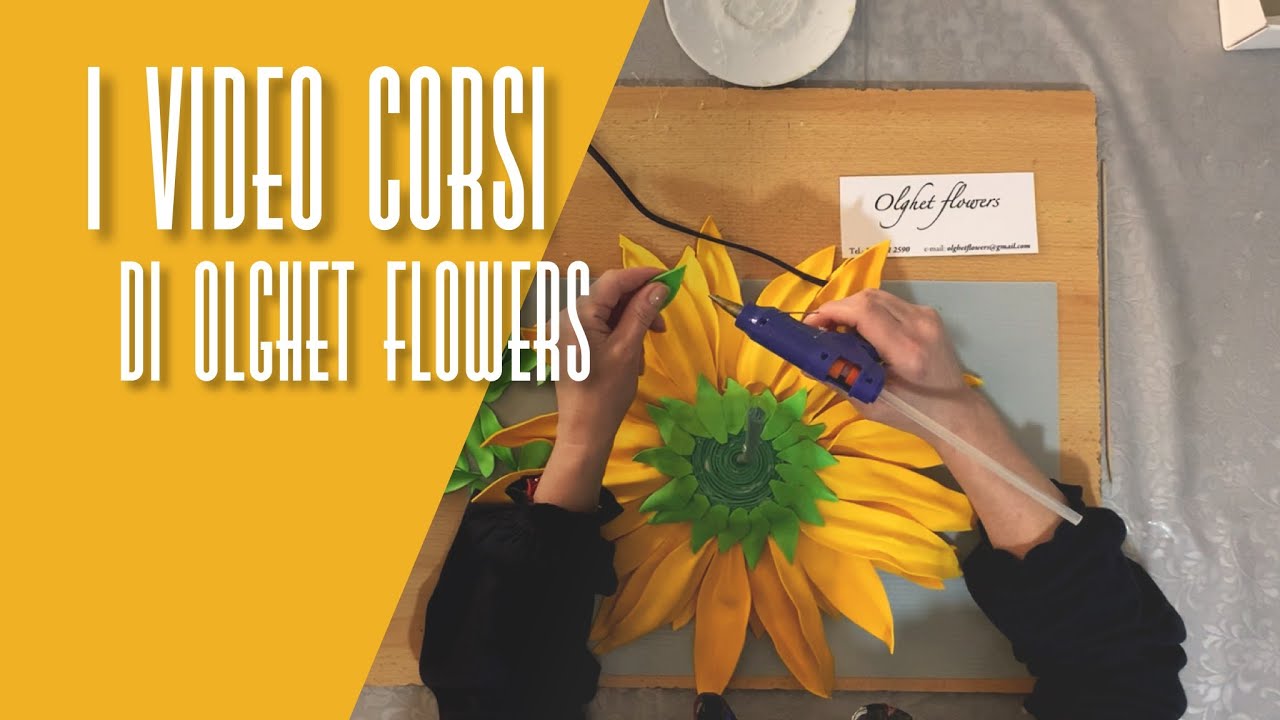 Come realizzare un Girasole in Gomma Eva 🌻 #fiorigiganti #handmade #faidate #fiori #gommaeva #fommy