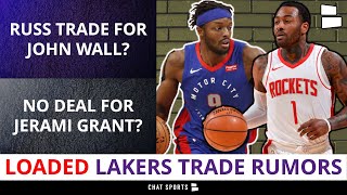 Lakers Trade Rumors: Russell Westbrook-John Wall, Dejounte Murray + No Jerami Grant? Stanley Johnson