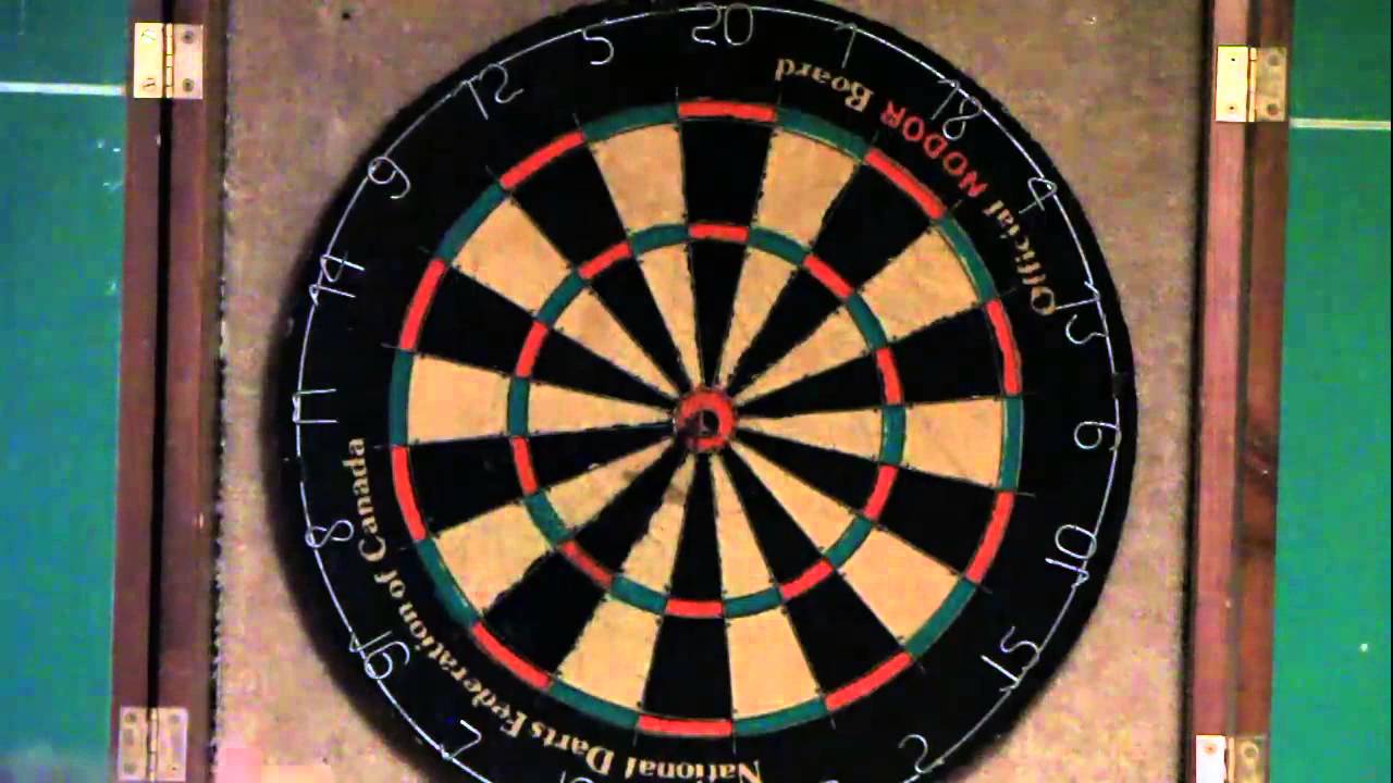 Triple Bullseye Slow Motion Dart Flight! YouTube
