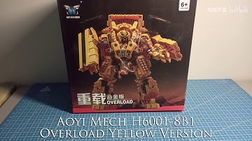 Aoyi Mech BMB H6001-8B1 Overload Yellow Version Review