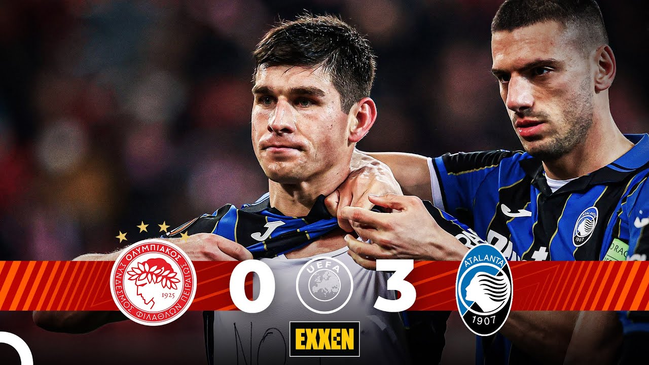 Olympiakos - Atalanta  (0-3) Maç Özeti | Uefa Avrupa Ligi Play-Off 2. Maçı