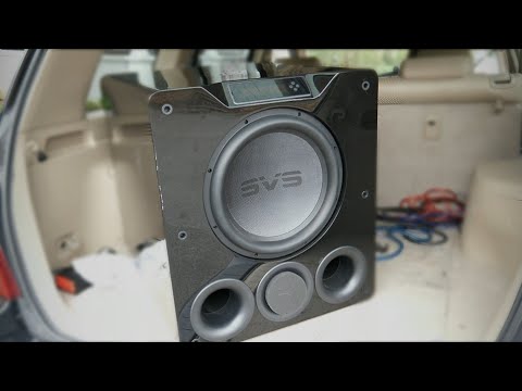 SVS PB-4000 Subwoofer IN MY CAR 