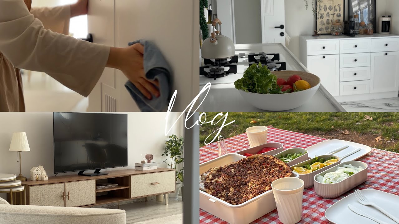 Yaz Sabahı Mutfak Temizliği 🫧 Lahmacun 🍋🥬🍅Diyette Bir Gün🥗