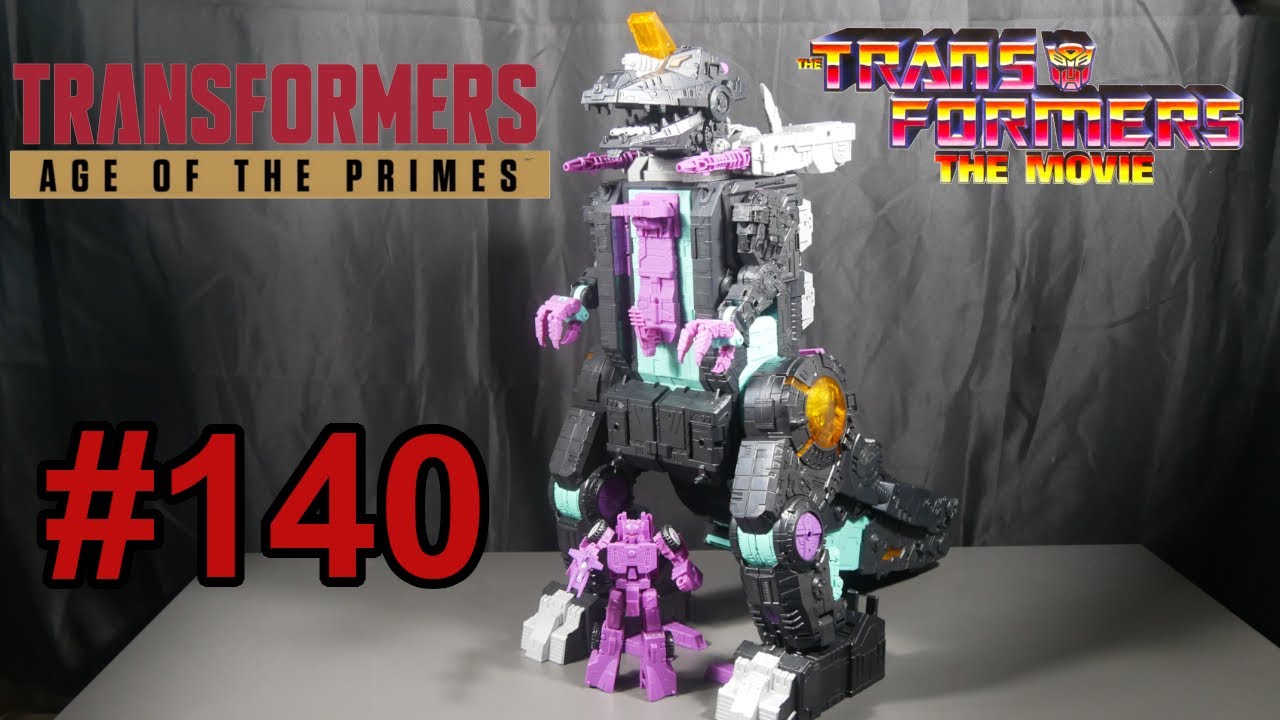 Обзор фигурок Transformers Age of The Primes Titan Class Trypticon, Full Tilt и Necro (номер 140)