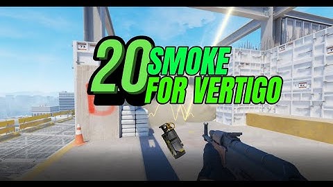 CS2 - Vertigo SMOKES Tutorial (20 Smokes)