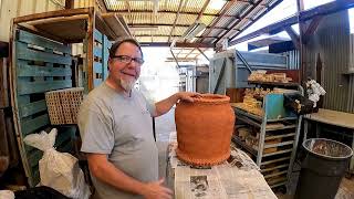 EP1  Patina of large ceramic planter