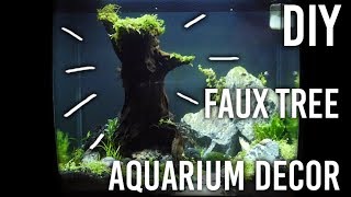 I set up a new aquarium and tried my hand at making a fake moss tree, so here I am to show you guys how I did it! Stay tuned on 