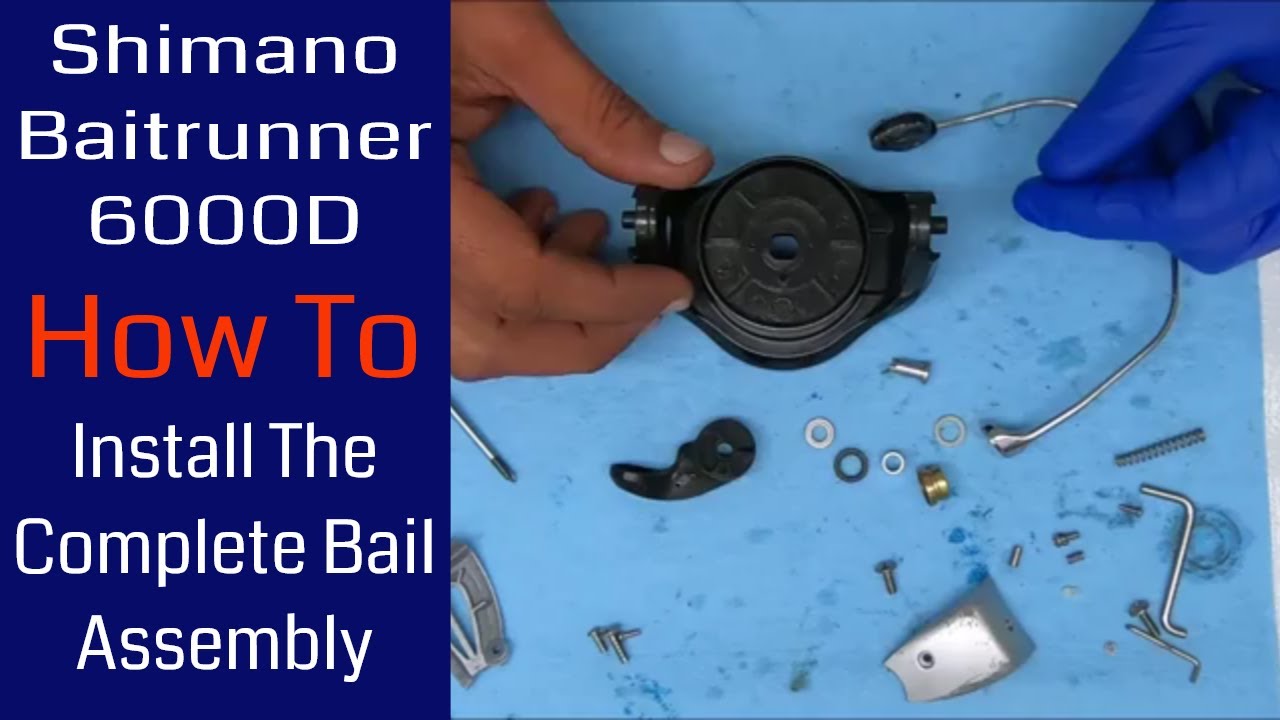 Shimano Baitrunner 6000D Bail Assembly How To: Fishing Reel Repair