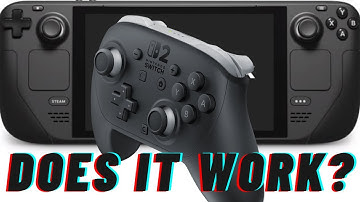 Ik heb de Switch 2 Pro Controller op Steam Deck geprobeerd... Het ging niet goed