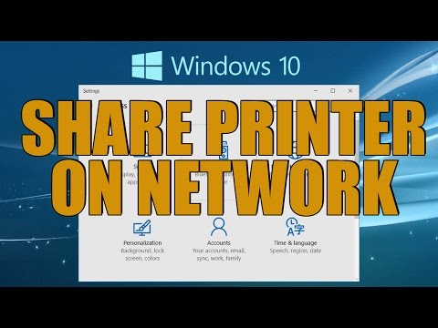 How to Share Printer Over Network Windows 10
