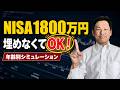 【2026年版】NISA1800万円は埋めるべき？年齢別シミュレーションで必要額を計算してみた