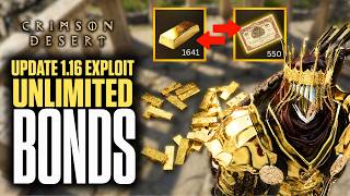 Crimson Desert 1.16 BROKE the Economy! UNLIMITED BONDS CURRENCY & GOLD BARS Exploit