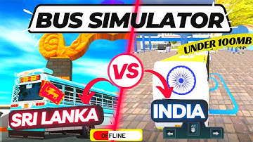 Top 5 India vs Sri Lanka Bus Simulator Games For Android/Offline/Under 100Mb| 2022