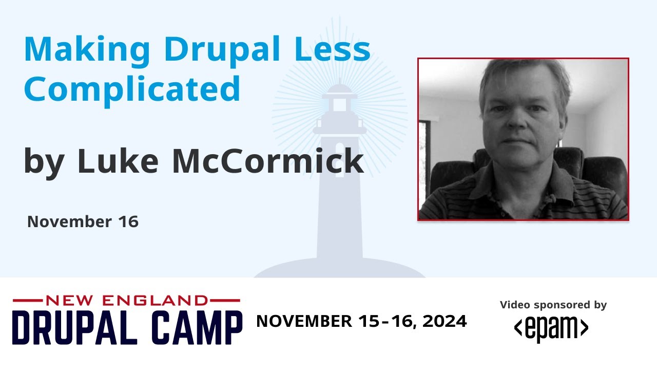 Making Drupal Less Complicated - YouTube