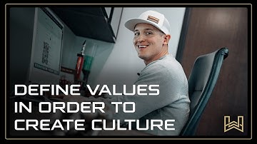 Define Values in Order to Create Culture - Matt Wilber