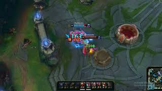 Purple Man Fight Wild Wolf And Fat Drunk Man Body Slam People To Death