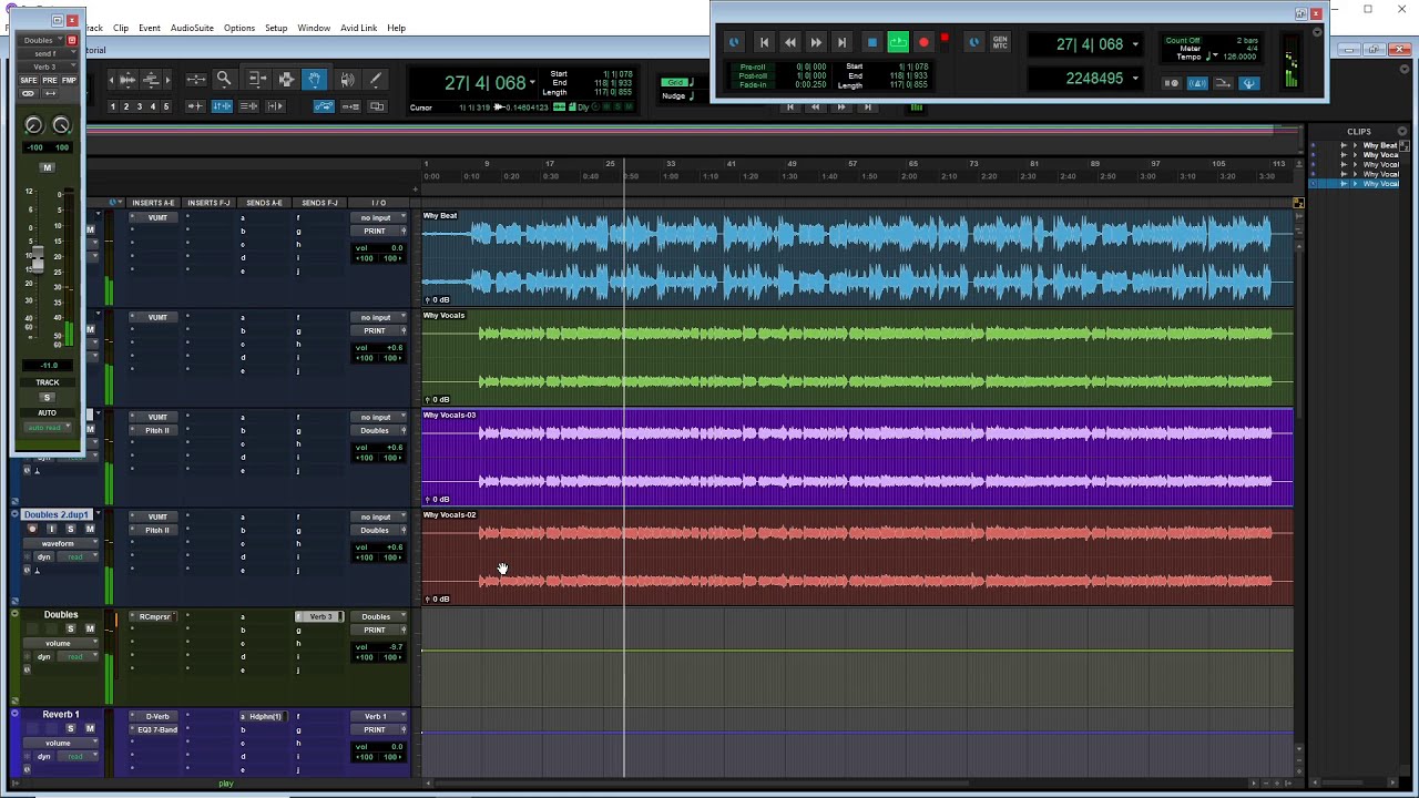 Creating & Mixing Doubles/Backing Vocals (UK Wave) YouTube