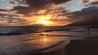 Live Maui Sunset From Kihei, Hawaii