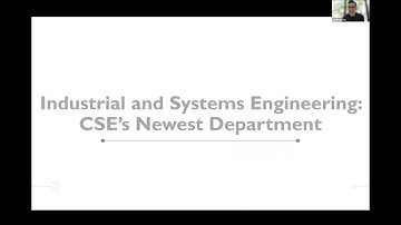 Industrial and Systems Engineering - UMN CSE Exploring Majors - Fall 2021