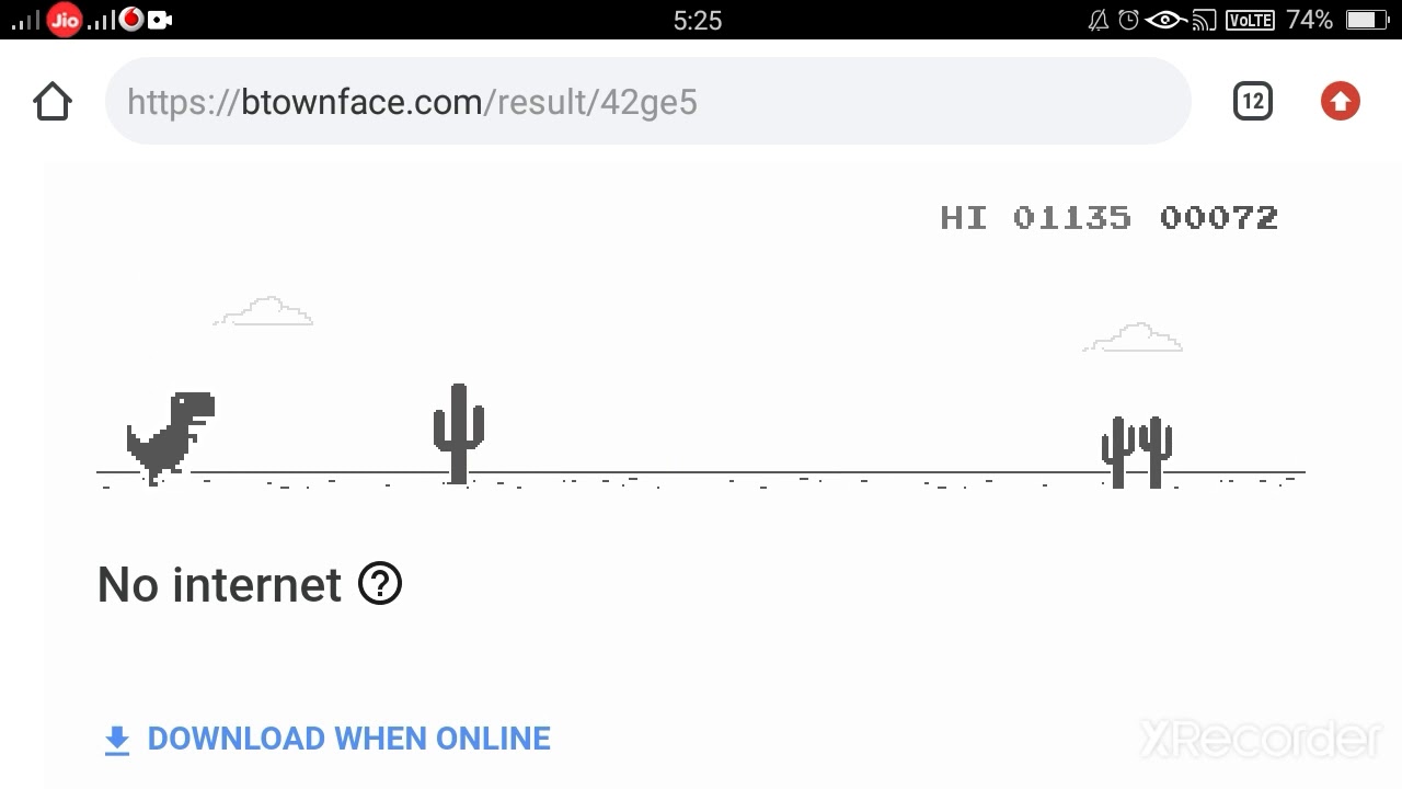 Chrome Dinosaur Game Beating my own high score.. *Hurray Chrome Dinosaur Game Beating my own high score.. *Hurray
