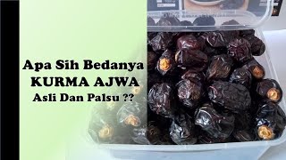 Bagaimana Sih Bedanya Kurma Ajwa Asli Dan Yang Palsu ??