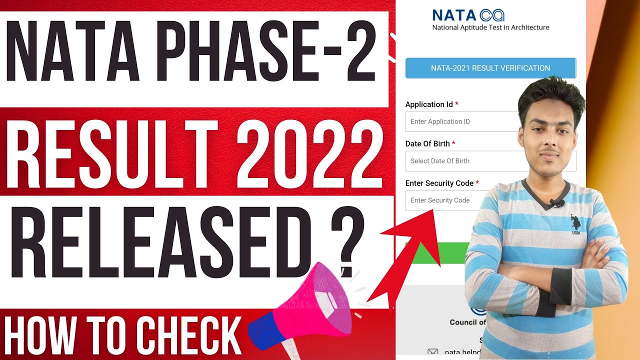nata phase 2 result 2022 | how to check nata phase 2 result 2022