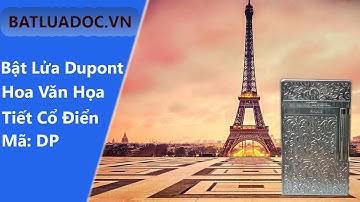 Hột Quẹt Bật Lửa Gas Đá ST Dupont Trắng Khắc Hoa Văn Tiếng Kêu Cực Vang| BATLUADOC.VN - 0968665696