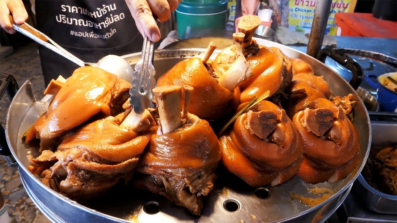 Невероятная текстура! ТАЕТ ВО РТУ! Самый известный рис с тушеными свиными ножками